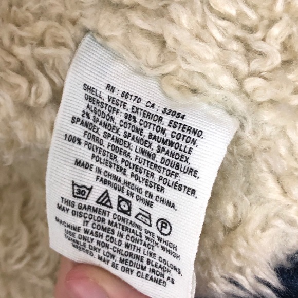 Anthropologie Jean Sherpa Vest - Picture 6 of 6